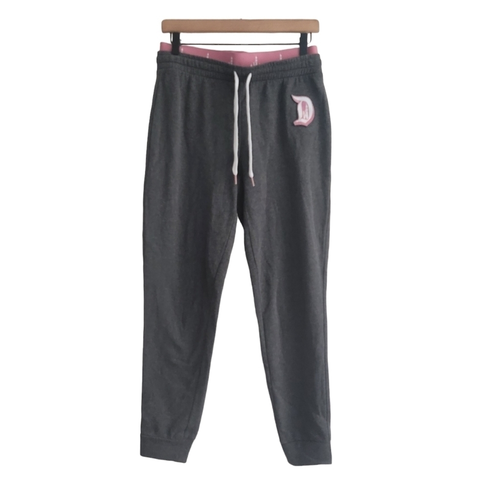 Disney Parks Charocal Gray Castle Waistband Loungewear Sweatpants Disneyland‎